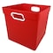 Romanoff Storage Bin, Plastic, Red, 3 PK 72502 - alternate 2